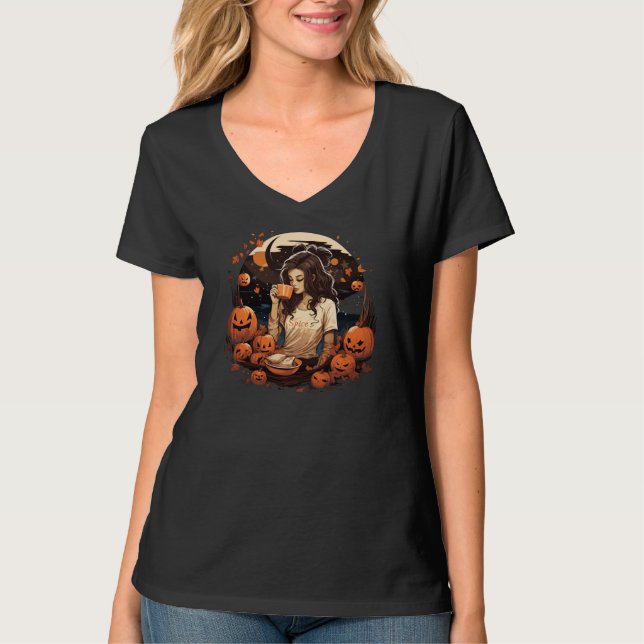 Kürbisgewürz Leben T-Shirt (Vorderseite)