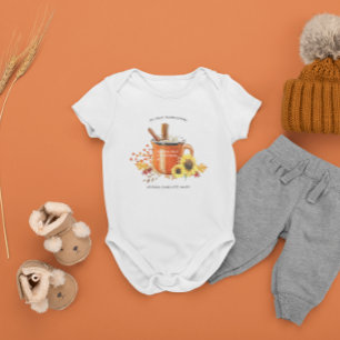 Kürbisgewürz Mein erstes Erntedankfest Baby Strampler