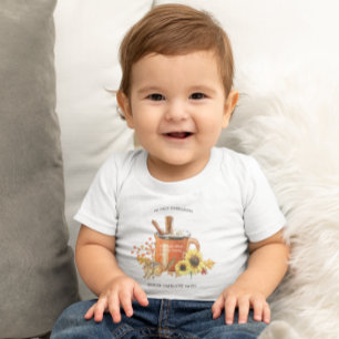 Kürbisgewürz Mein erstes Erntedankfest Baby T-shirt