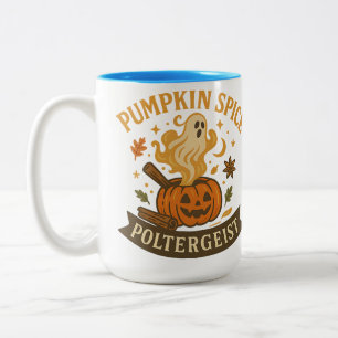 Kürbisgewürz Poltergeist Halloween Zweifarbige Tasse