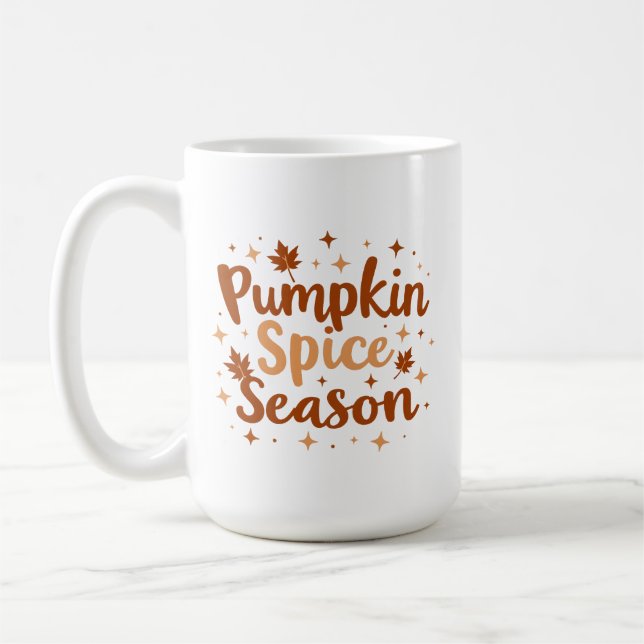 Kürbisgewürz-Saison Kaffeetasse (Links)
