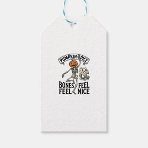 Kürbisgewürz-Skelett Vintage-Halloween-Tanz-Shi Geschenkanhänger