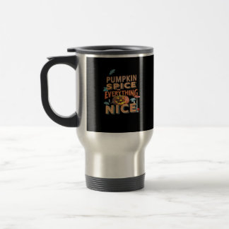 Kürbisgewürz und alles Gute zum Slogan-Angebot Reisebecher