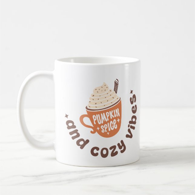 Kürbisgewürz und gemütliche Vibes – Süße Herbst-PS Kaffeetasse (Links)