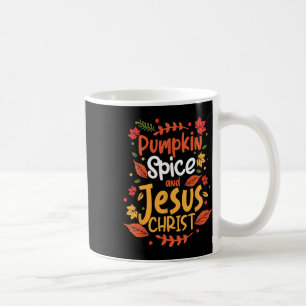 Kürbisgewürz und Jesus Christus Erntedank Kaffeetasse