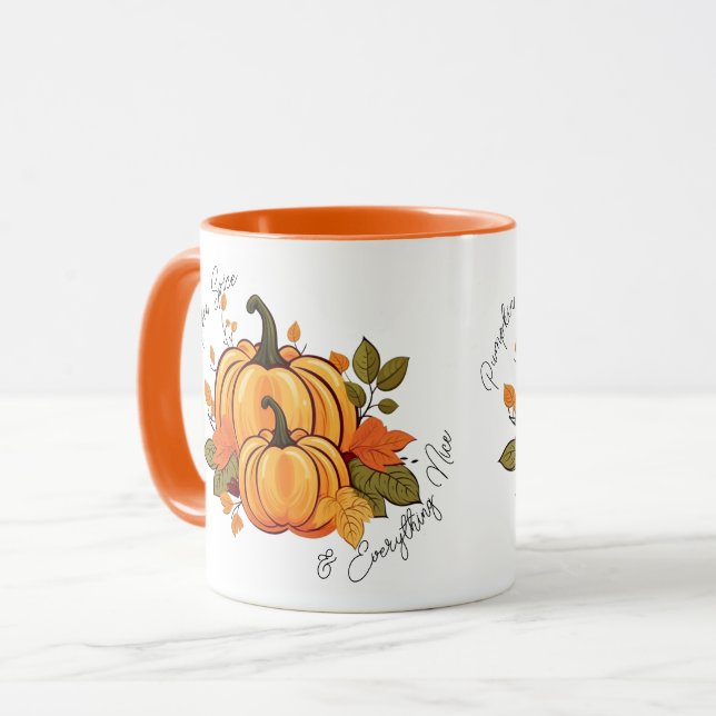 Kürbisgewürze & Alles Gute Tasse (Doppel) (Vorderseite Links)