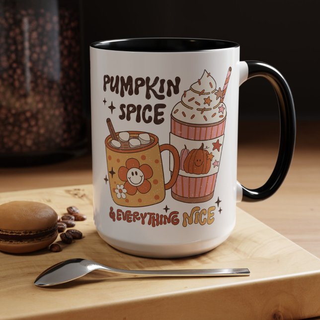 Kürbisgewürze & alles Nizza, Fall Vibes Tasse (Von Creator hochgeladen)