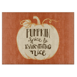 Kürbisgewürze & Alles Nizza Schneidebrett