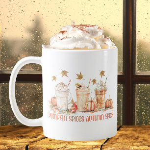 Kürbisgewürze Herbst Trinkspaß Lustiger Spruch Kaffeetasse