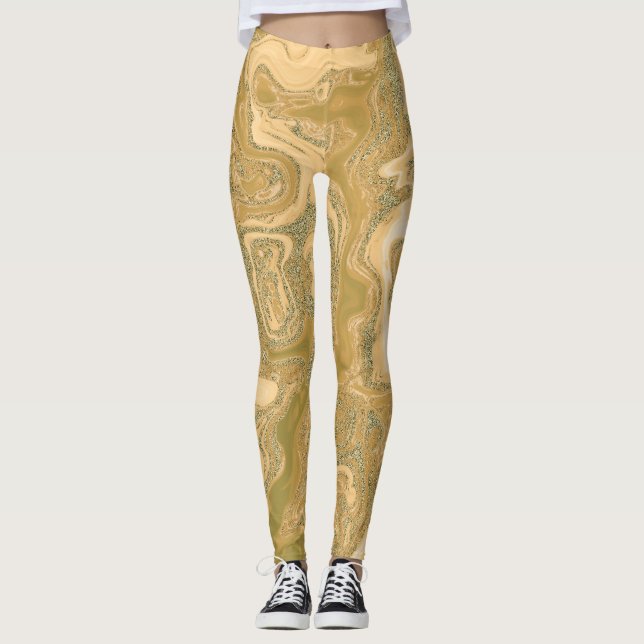 Kürbisgewürze Leggings (Vorderseite)