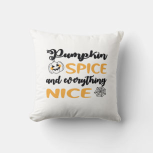 Kürbisgewürze und alles Gute für den Herbst Kissen