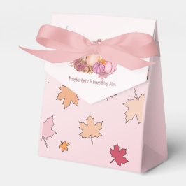 Kürbisgewürze und alles Gute Rosa Herbstlaube Geschenkschachtel