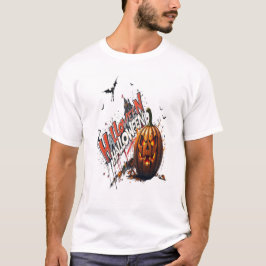 Kürbisgraffiti Kunst zu Halloween T-Shirt