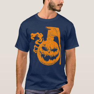 Kürbisgranate Lustiger Halloween Freunde T-Shirt
