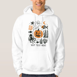 Kürbishalloween unter Wasser genießbar Hoodie