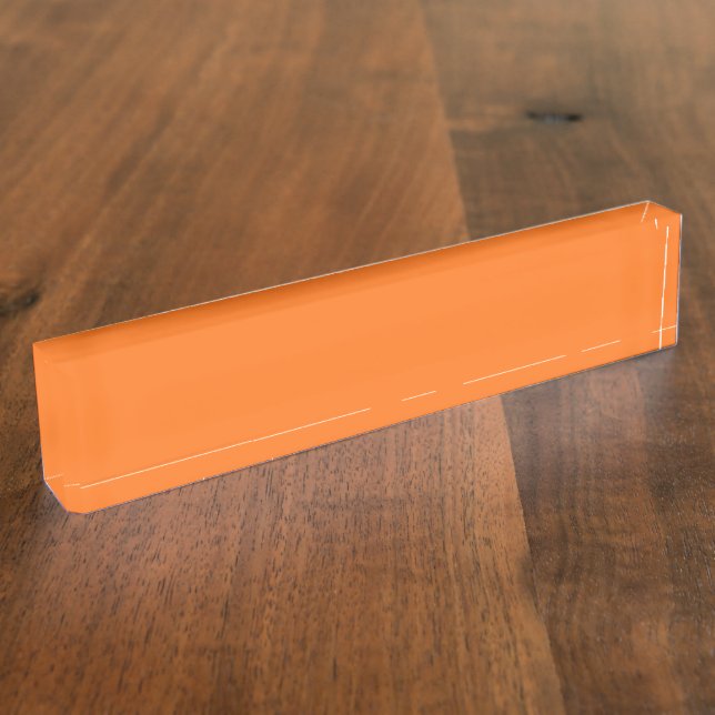 Kürbishex-Code FF7518 Namensplakette (Seite)