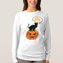 Kürbiskatze, Halloween-T - Shirt