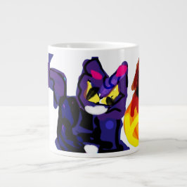 Kürbiskatze Jumbo-Tasse