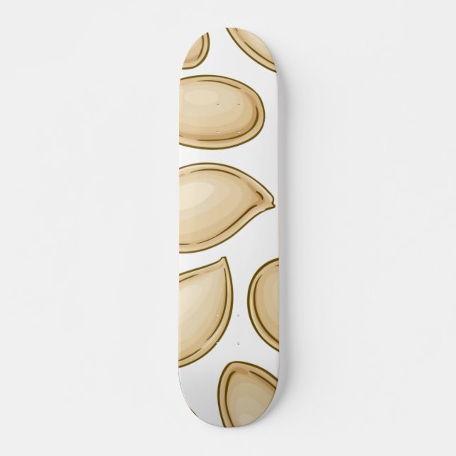 Kürbiskernmuster Skateboard (Vorne)