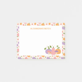 Kürbiskins und Pilze Post-it Klebezettel