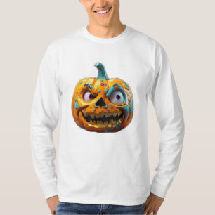 Kürbisklotz Halloween 3D-Shirt   Vintag Halloween T-Shirt