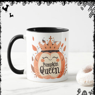 Kürbiskönigin ExDesigner Halloween Tasse