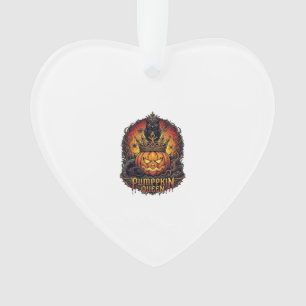 Kürbiskönigin Halloween Eule Spinne Schwarze Katze Ornament