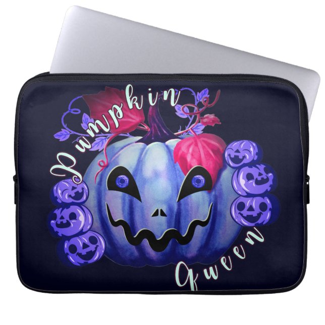 Kürbiskönigin Laptopschutzhülle (Vorderseite)