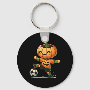 Kürbiskopf Fußball Halloween Kostüm Jungen Kinder  Schlüsselanhänger