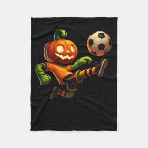 Kürbiskopf-Fußball-Halloween-Kostüm Männer Jungen Fleecedecke