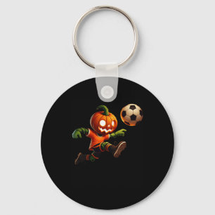 Kürbiskopf Fußball Halloween Kostüm Männer Jungen Schlüsselanhänger