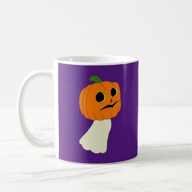 Kürbiskopf Kaffeetasse (Links)
