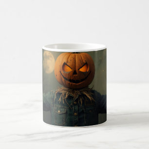 Kürbiskopf-Tasse Vogelscheuche-Halloween-Kaffeet Kaffeetasse