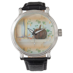 Kürbiskorb Armbanduhr