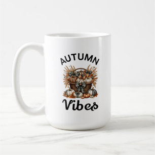 Kürbiskorb für Herbst Kaffeetasse