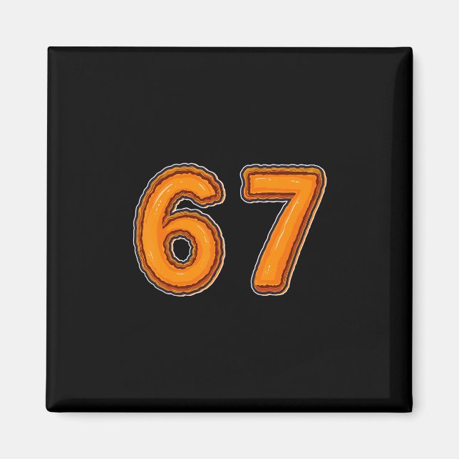 Kürbiskuchen 6 7 Thanksgiving-Abendessen-Meme  Magnet (Vorne)