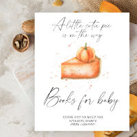 Kürbiskuchen-Bücher für Babyposter