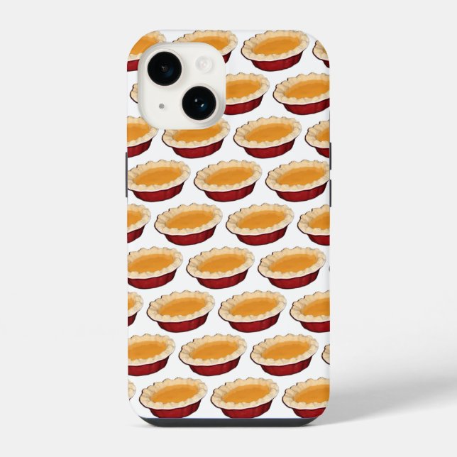 Kürbiskuchen iPhone Hülle (Rückseite)