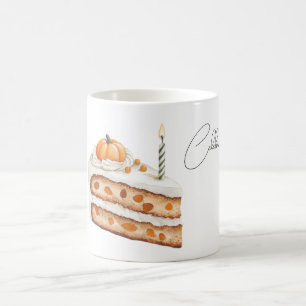 Kürbiskuchen-Kerze zum Feiern Kaffeetasse