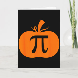 Kürbiskuchen Lustige Mathematik Halloween Thanksgi Karte