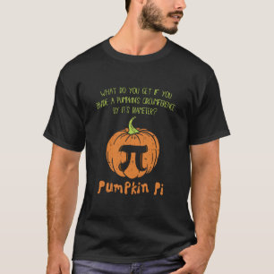 Kürbiskuchen-Mathe-Shirt Lustiger Halloween-Thanks T-Shirt