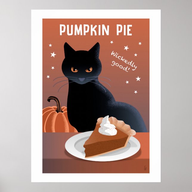 Kürbiskuchen Poster (Vorne)