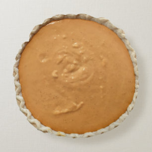 Kürbiskuchen Rundes Kissen