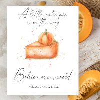 Kürbiskuchen - Säuglinge sind ein süßes Poster
