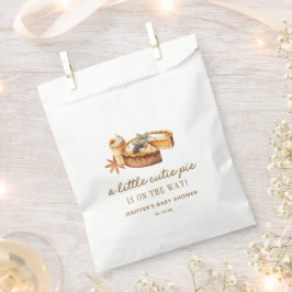 Kürbiskuchen Süsse ist auf dem Weg Babydusche Geschenktütchen