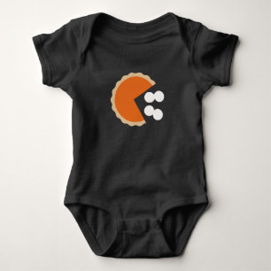 Kürbiskuchen Thanksgiving Humor Kürbiszeit Baby Strampler