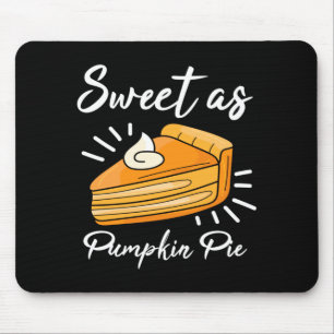 Kürbiskuchen Thanksgiving Süß wie Kürbiskuchen Mousepad