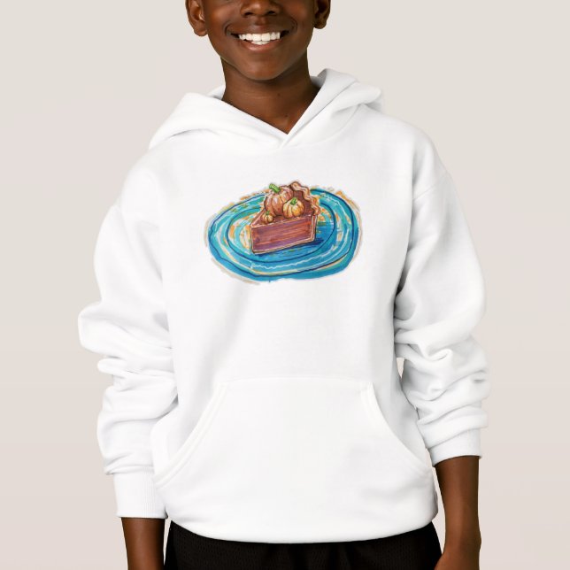 Kürbiskuchenstück Hoodie (Vorderseite)
