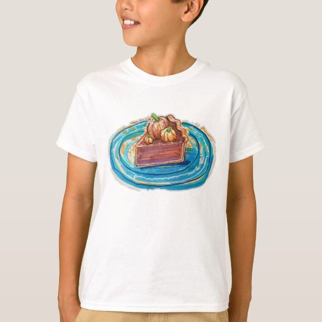 Kürbiskuchenstück T-Shirt (Vorderseite)