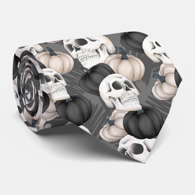 Kürbiskugel mit Kachelgeflecht Krawatte (Gerollt)